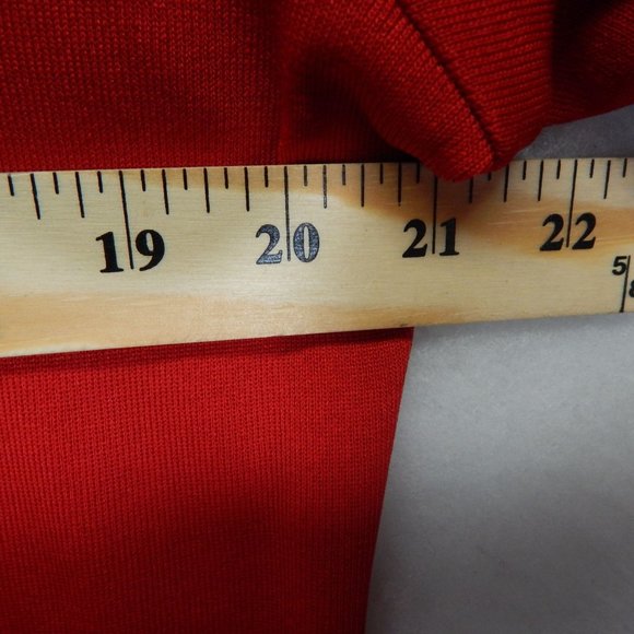 Exclusively Misook Womens Black & Red  Knit Open Front Sweater Washable Size M - Picture 9 of 9